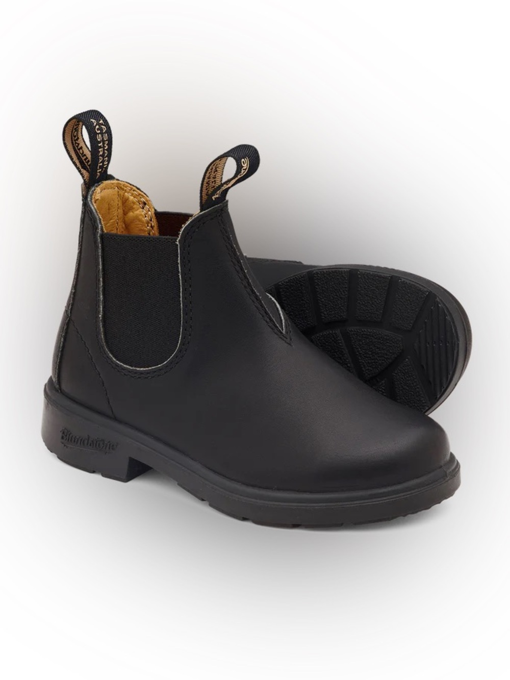 Blundstone Kids Size 3 ( 2 AUS ) Black Leather EUC